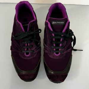 Balenciaga Neoprene Sneaker - Purple/Black size 38